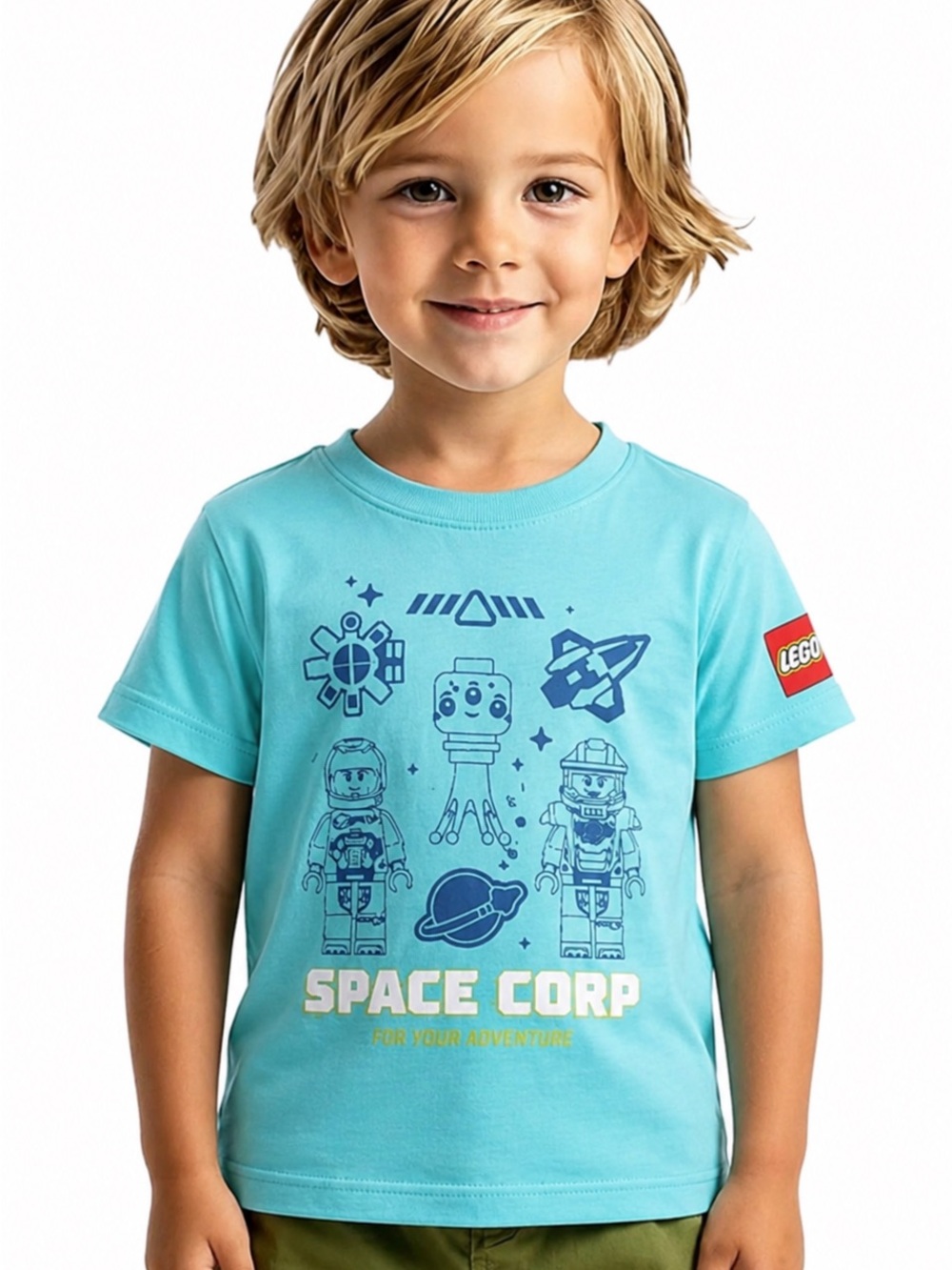 LEGO City Baby Graphic T-Shirt – Size 12 Months – Aqua/Teal – New with Tags